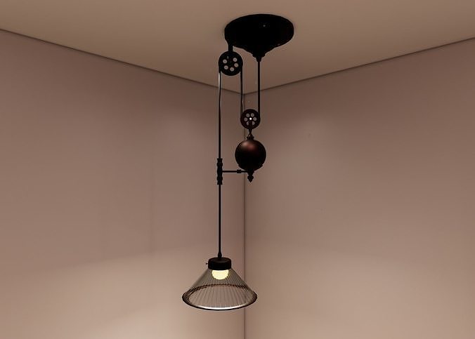 Pendant industrial style lighting -Revit 2018- 3D model