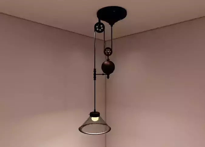 Pendant industrial style lighting -Revit 2018-