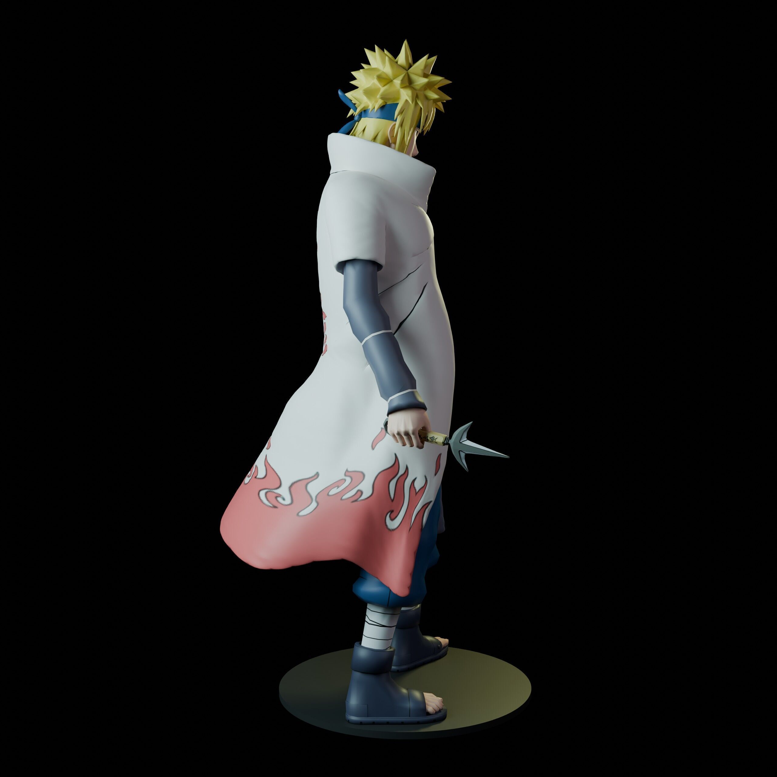 Minato Namikaze 3D print model_8
