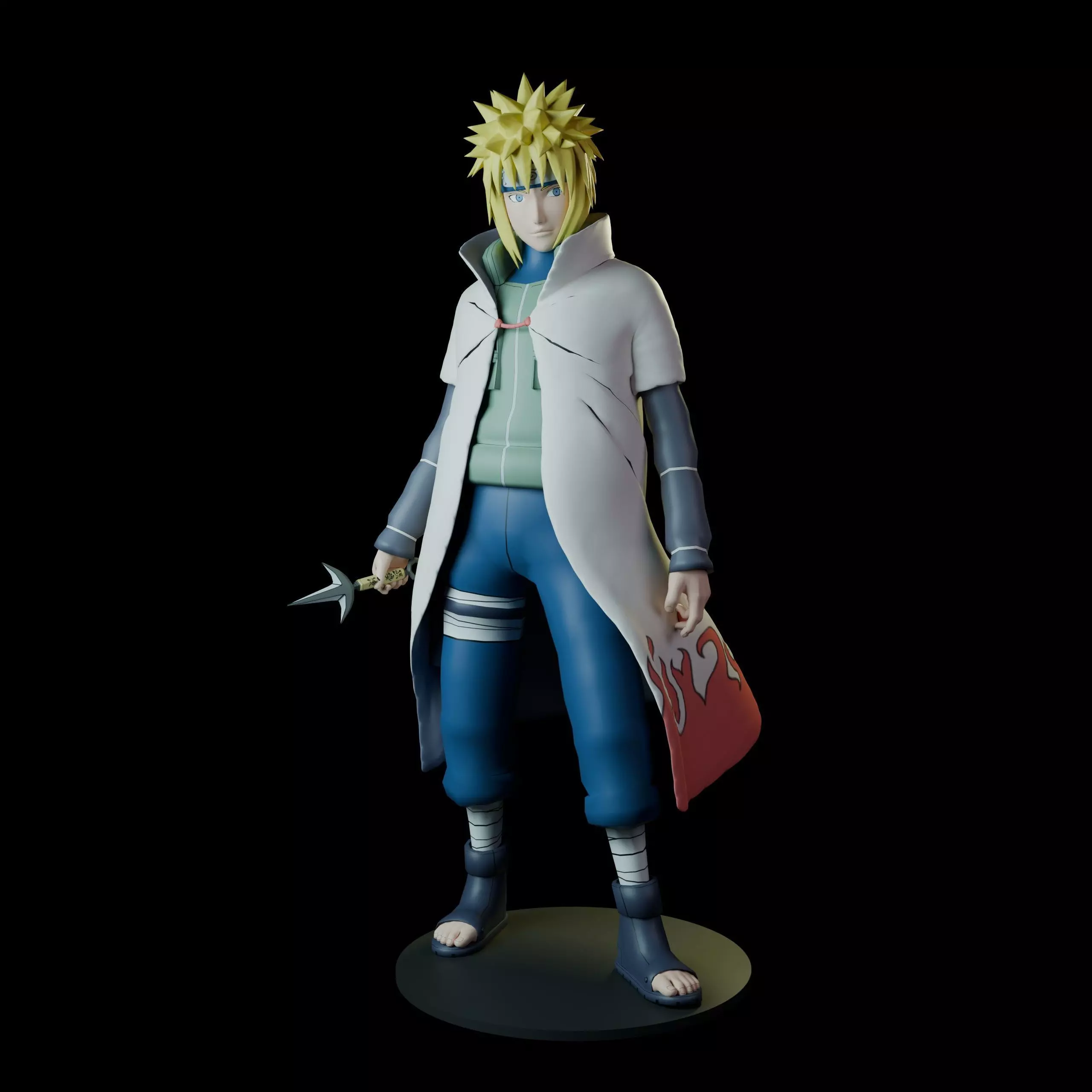 Minato Namikaze 3D print model_0