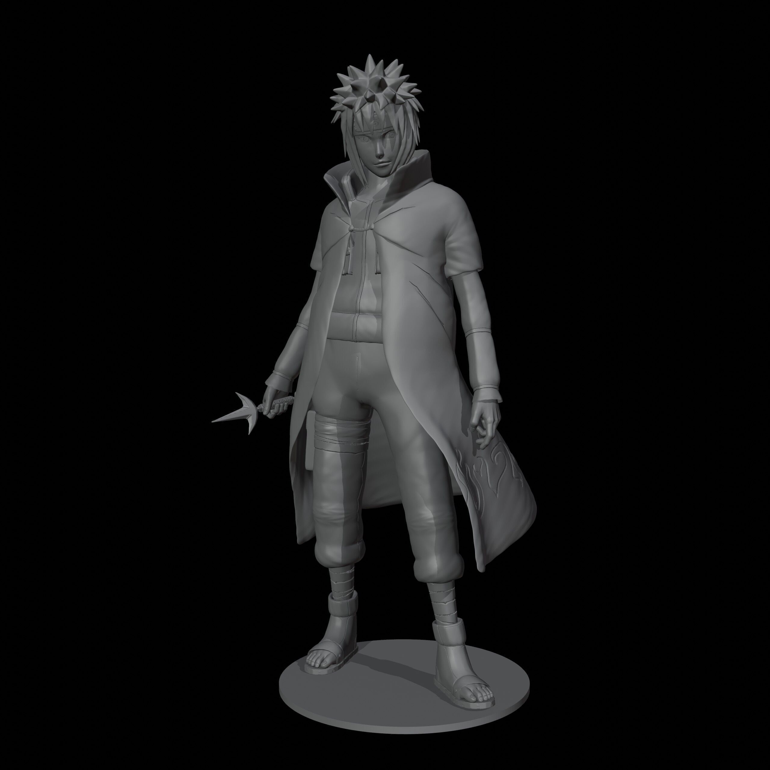 Minato Namikaze 3D print model_1