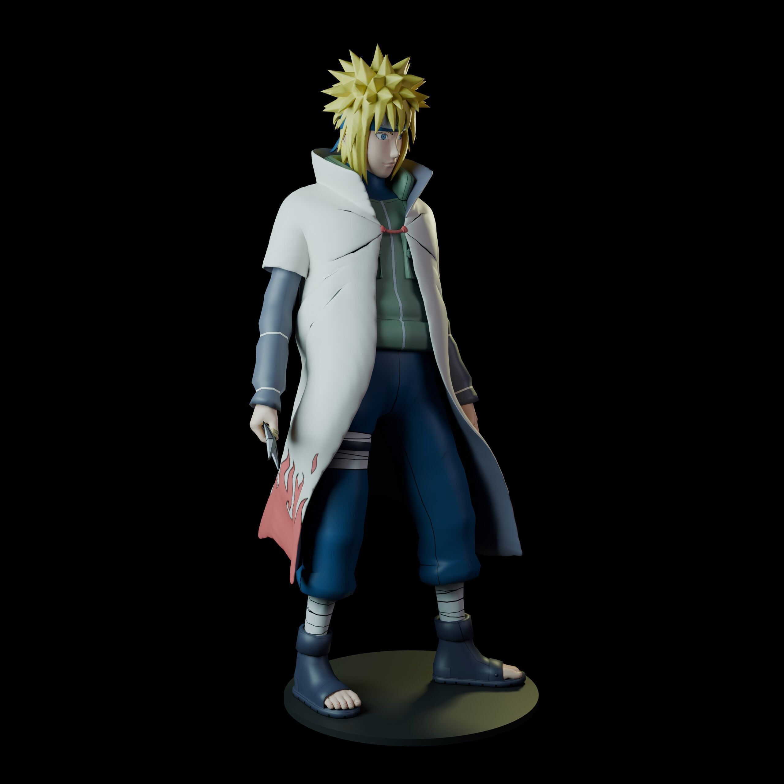Minato Namikaze 3D print model_10
