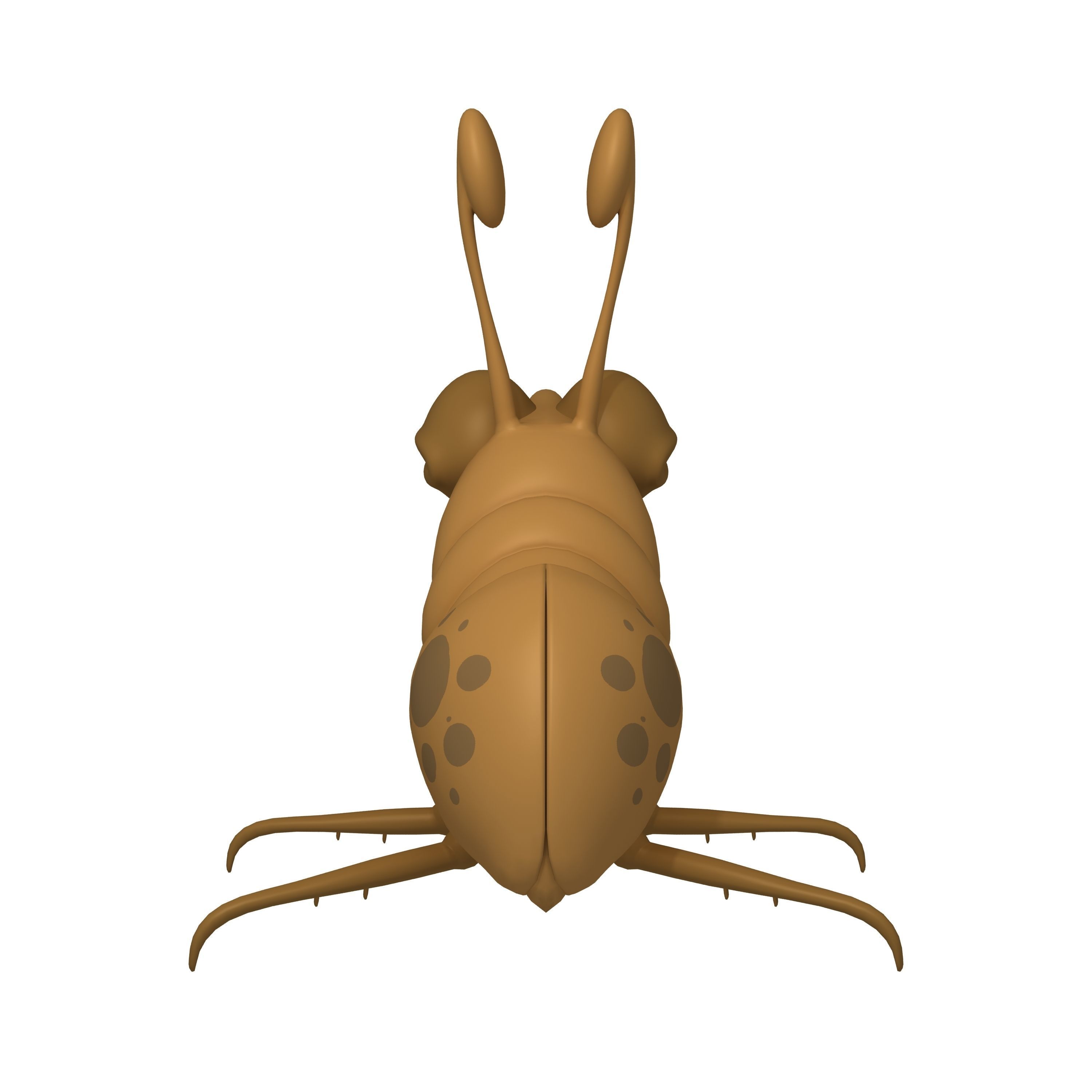 Bug Cartoon 3D model_4