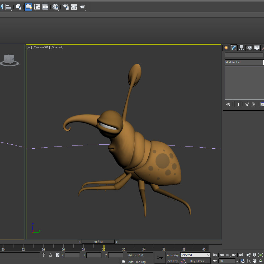 Bug Cartoon 3D model_16