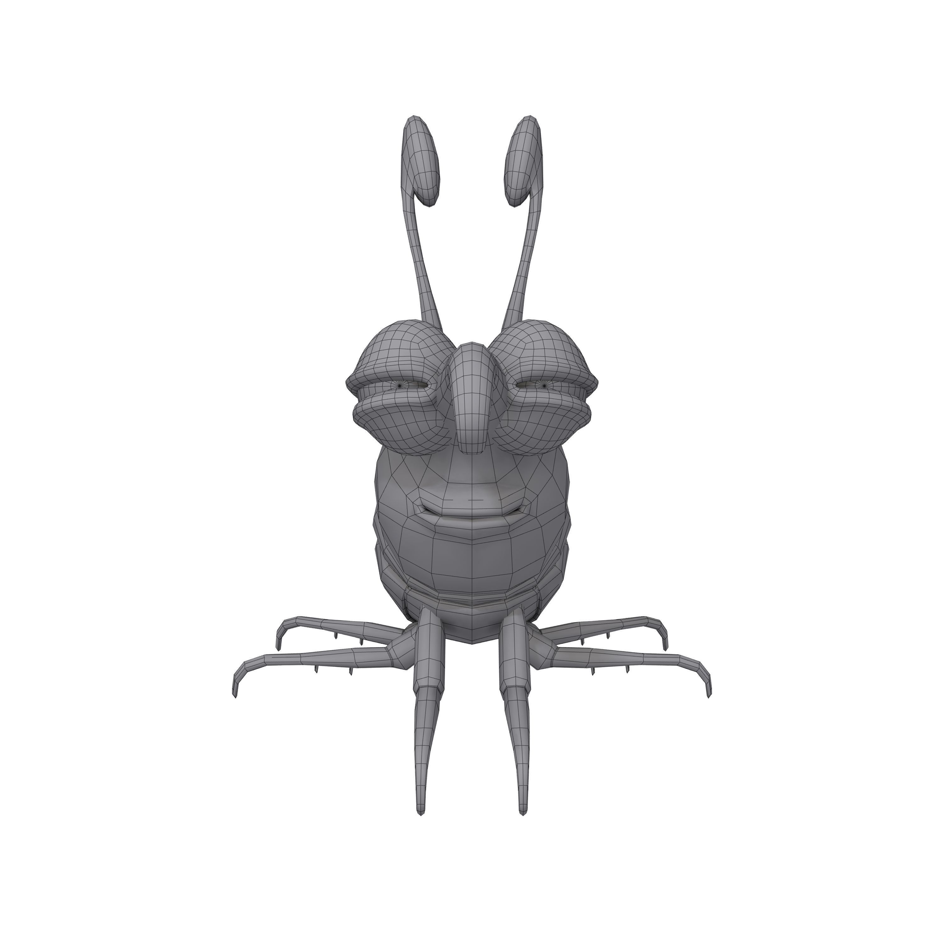 Bug Cartoon 3D model_5