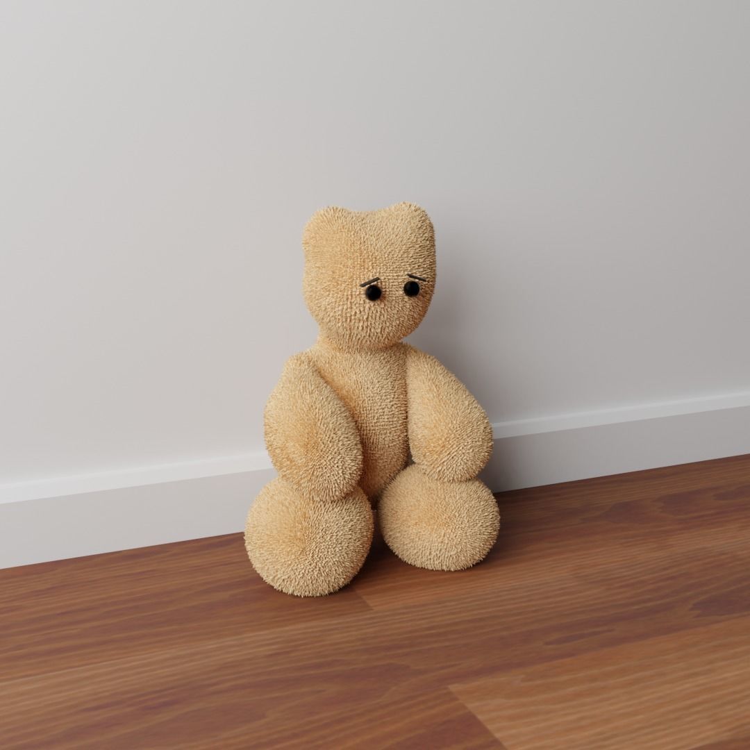 Teddy Bear 3D model_2