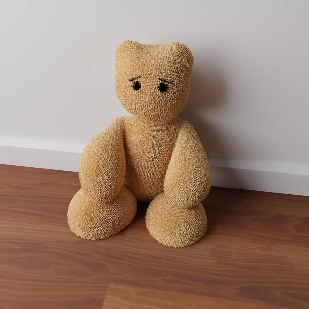 Teddy Bear 3D model_0