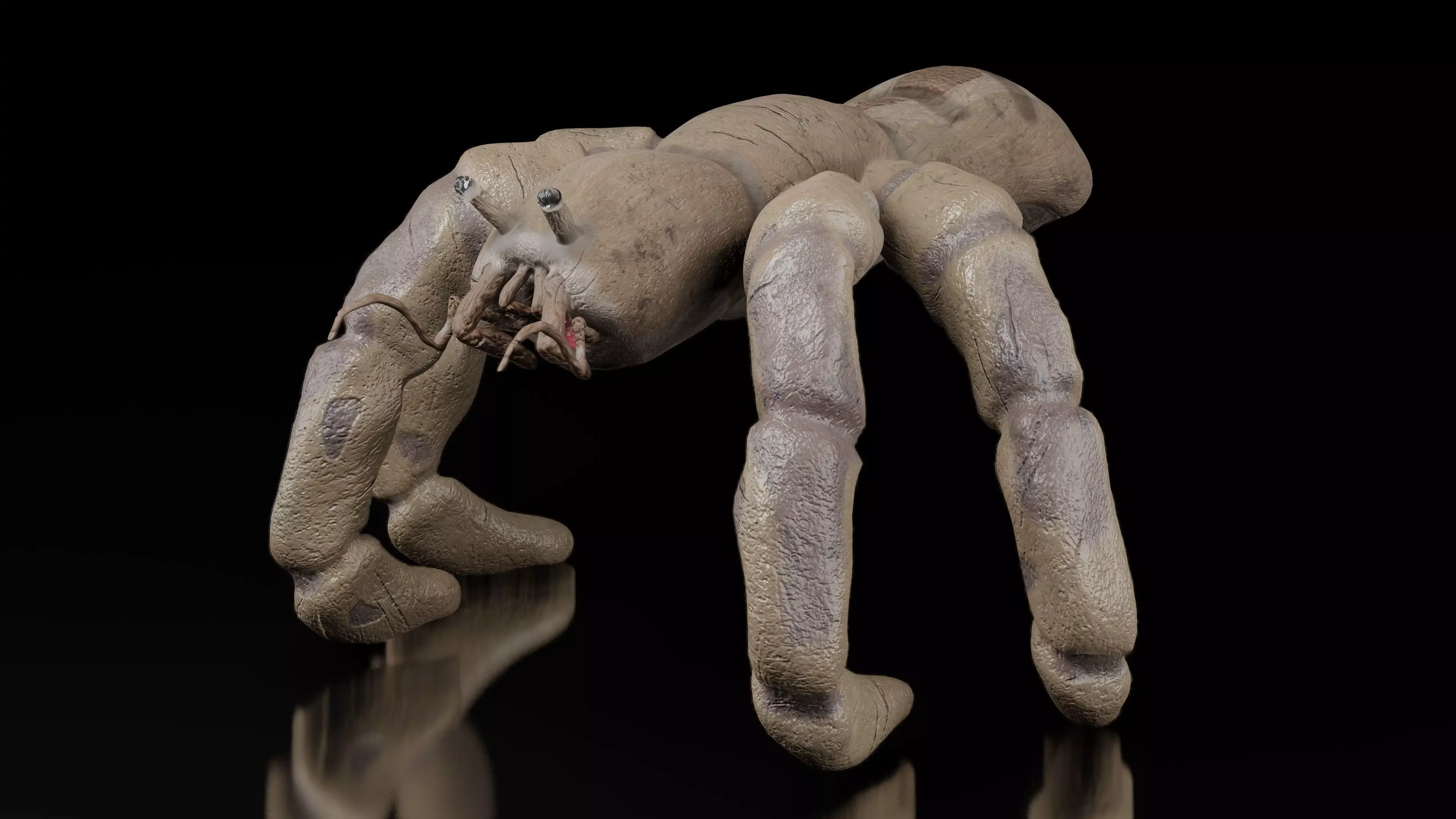 Hermit Crab Monster 3D model_0