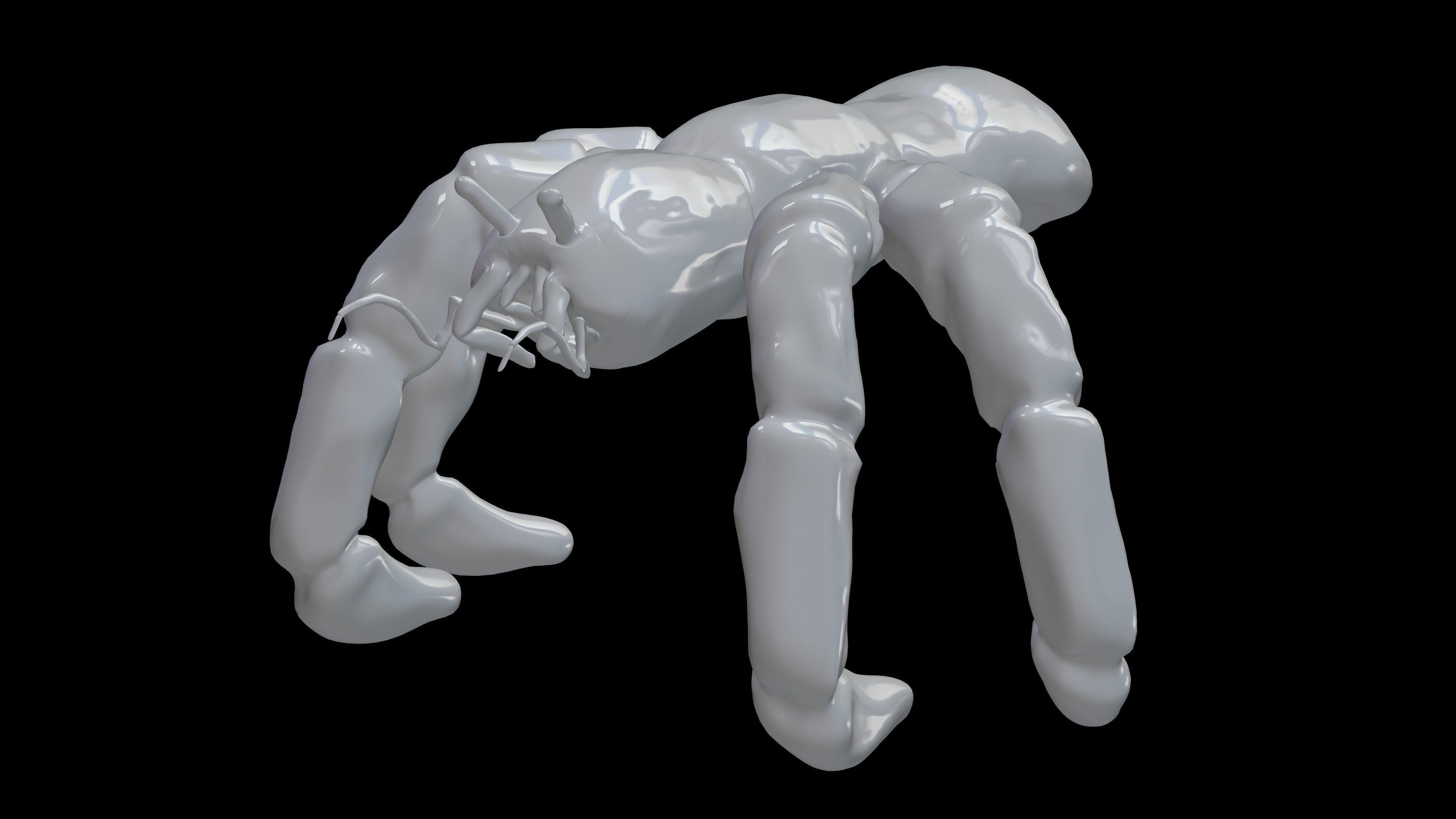 Hermit Crab Monster 3D model_2