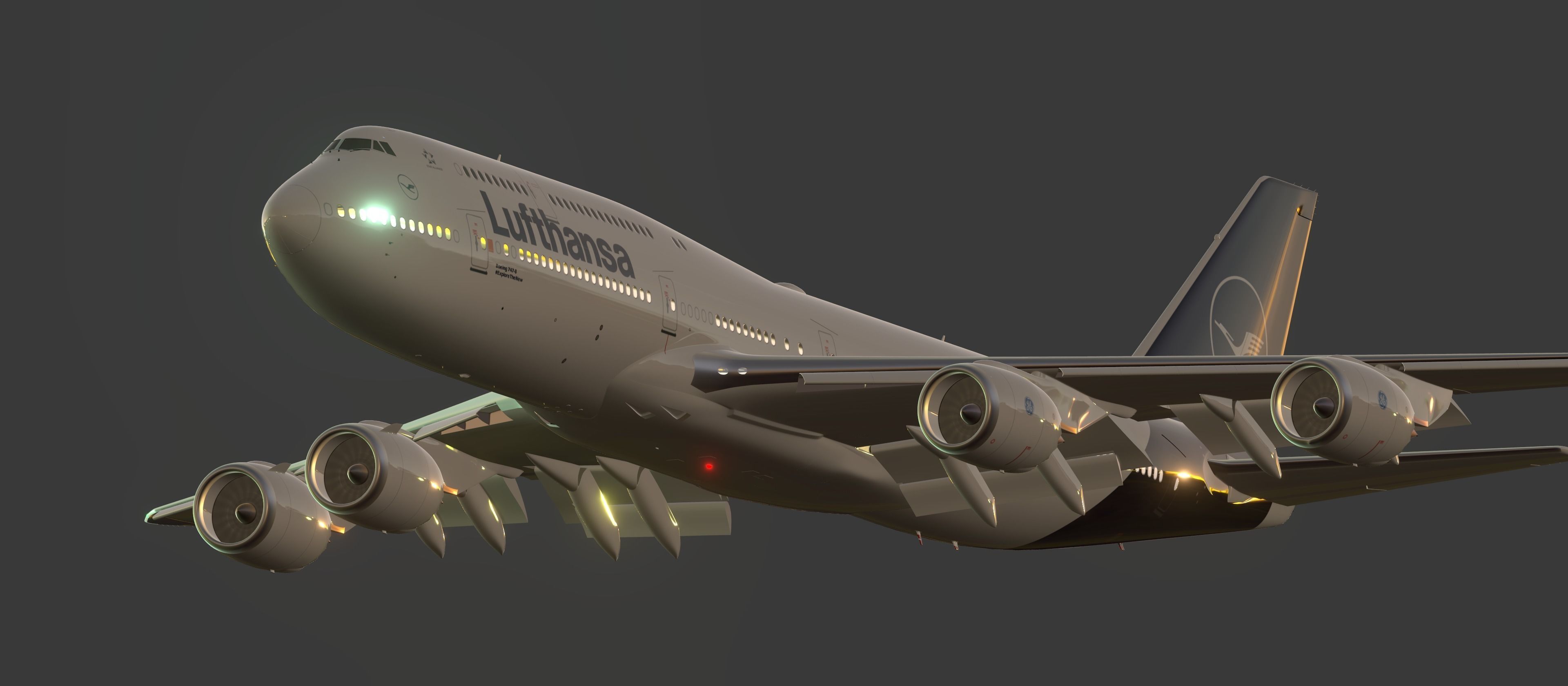 Boeing 747-8i 3D model_15