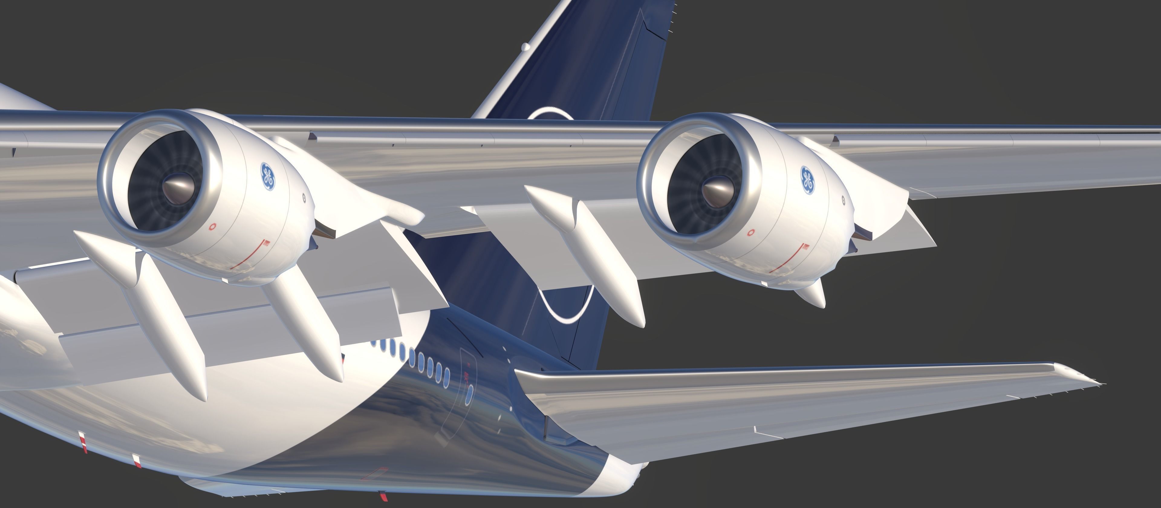 Boeing 747-8i 3D model_8