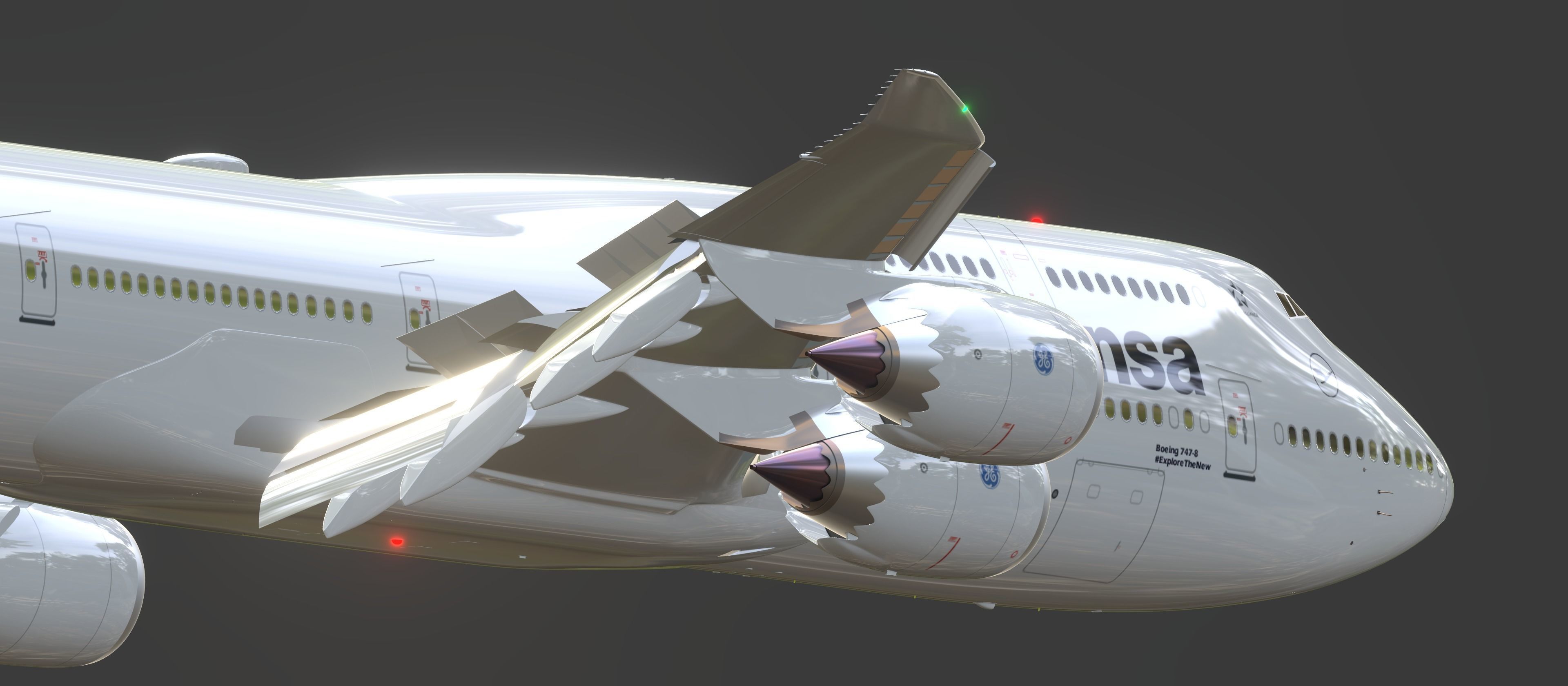Boeing 747-8i 3D model_9