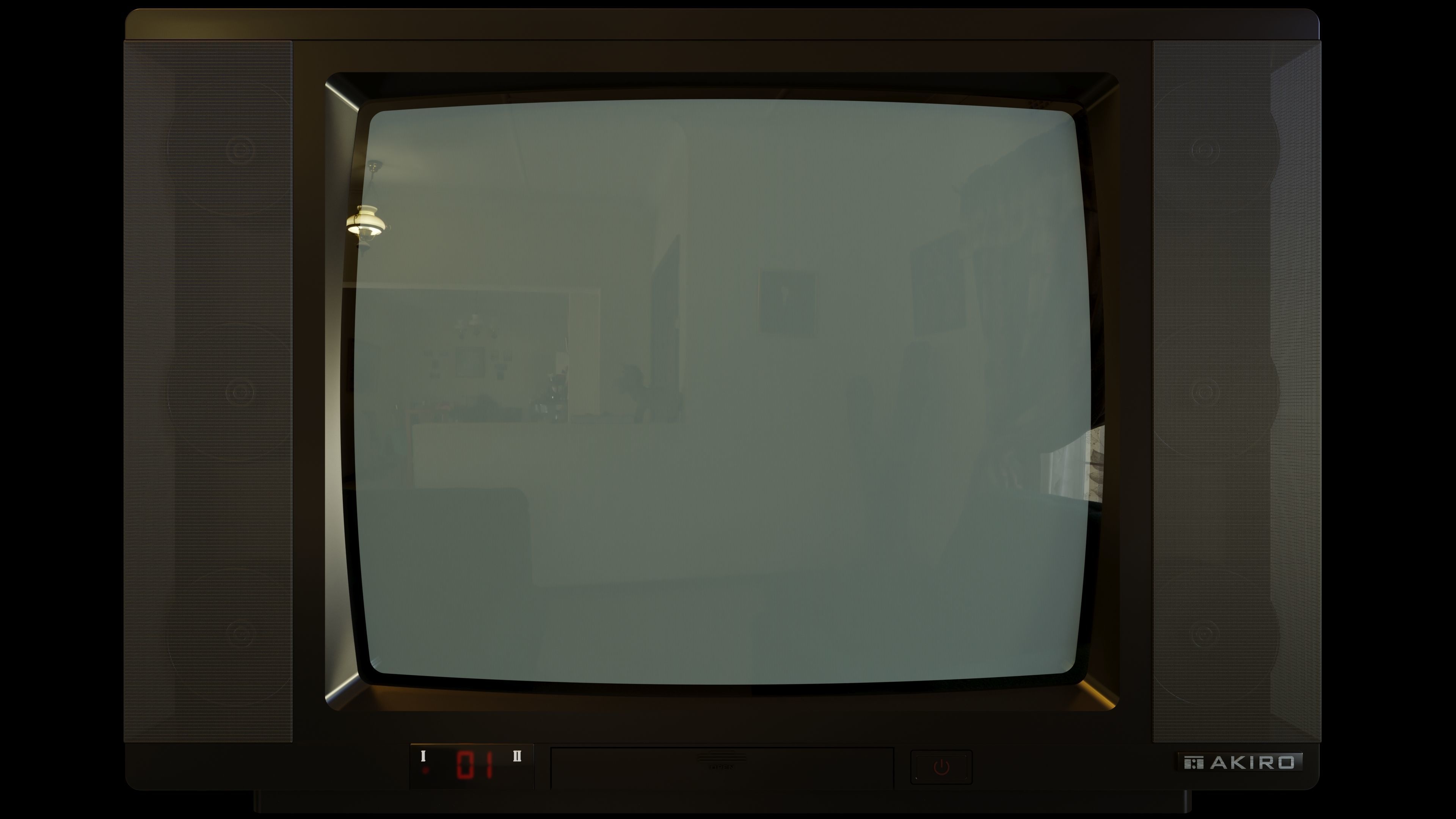1985 Stereo TV 3D model_1