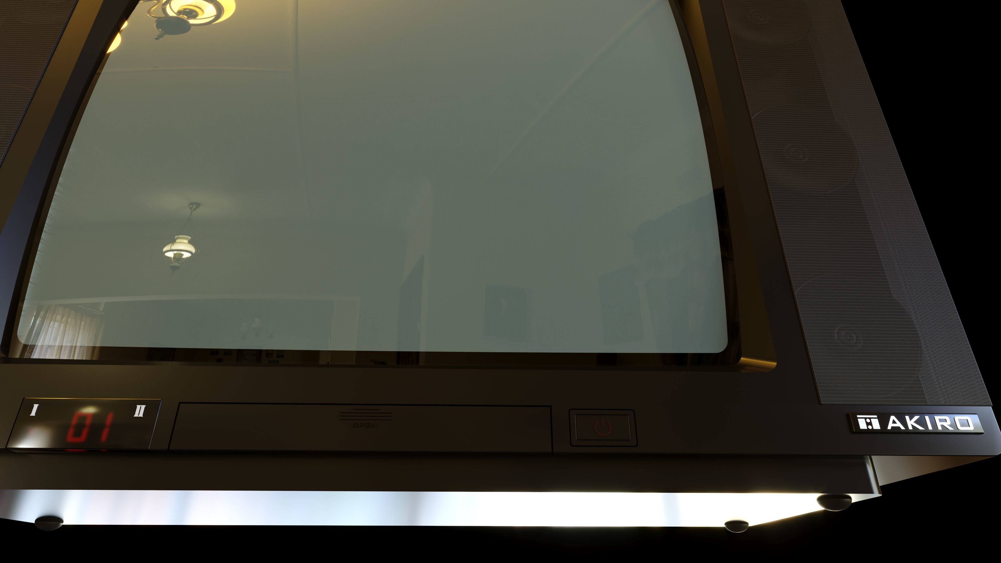 1985 Stereo TV 3D model_6