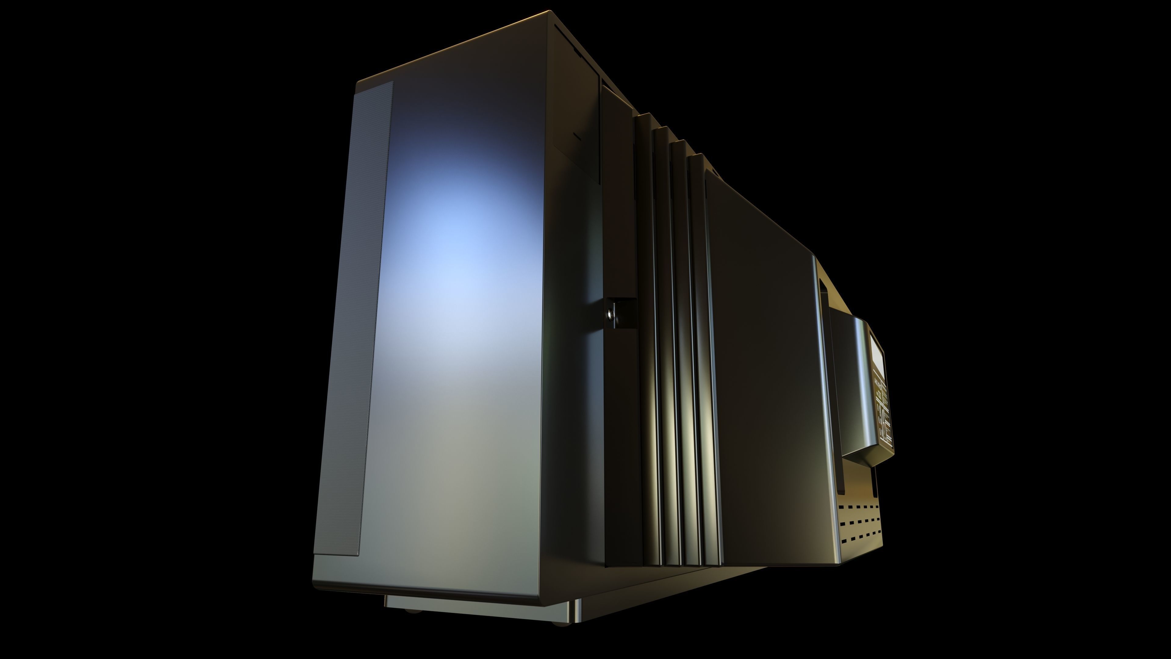 1985 Stereo TV 3D model_2