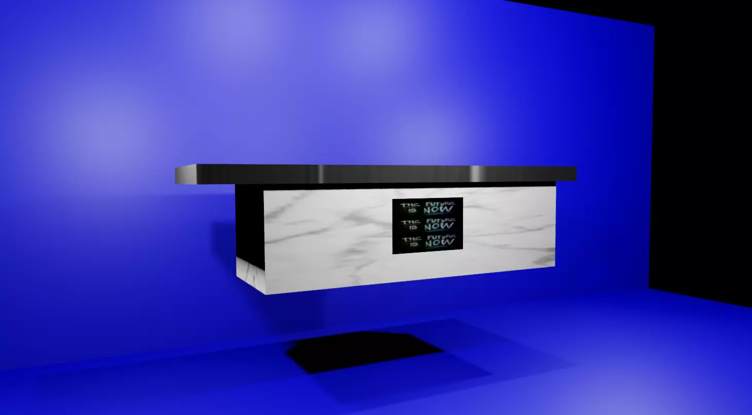 Futuristic Bar Table 3D model