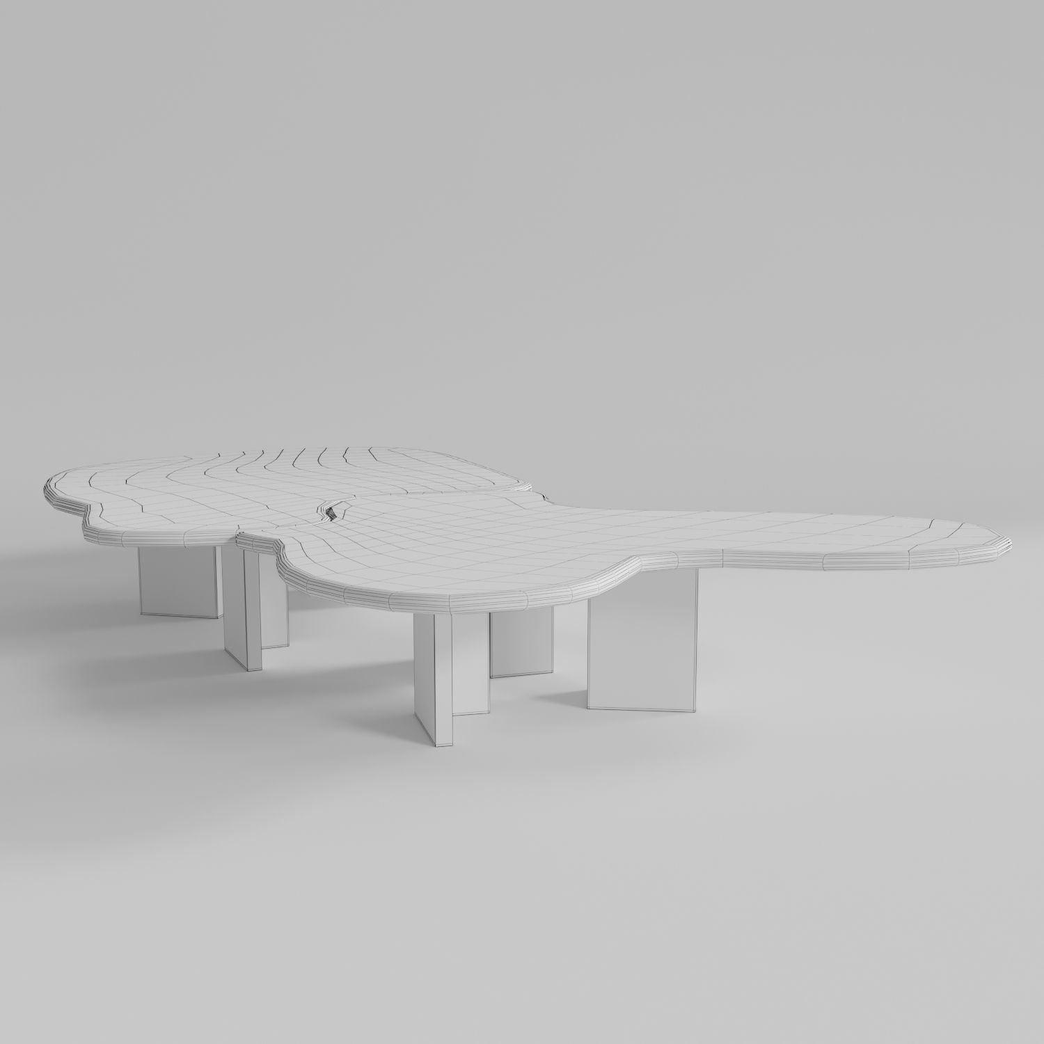 Coffee table 3D model_1
