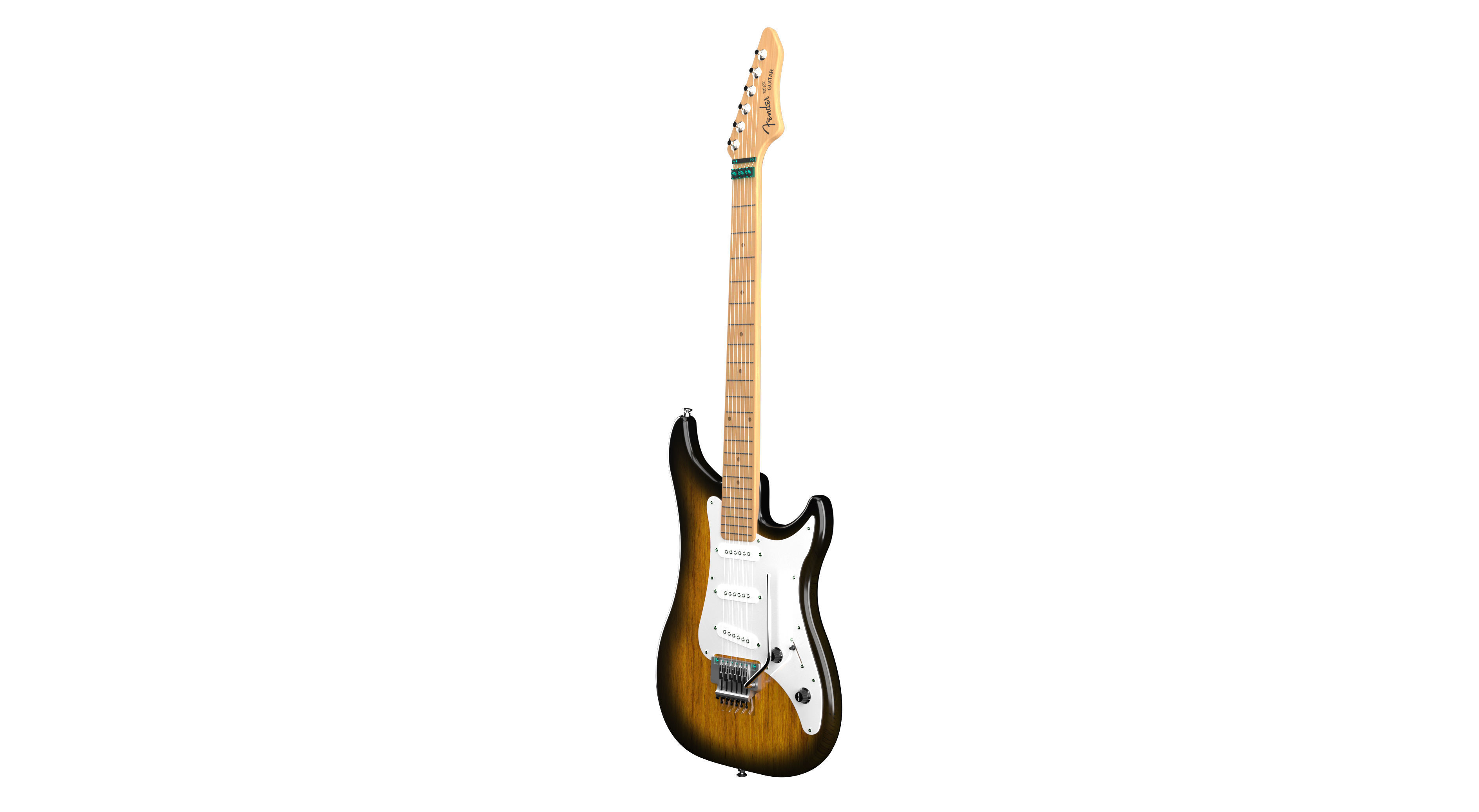 Fender Electric Guitar 3D model_1