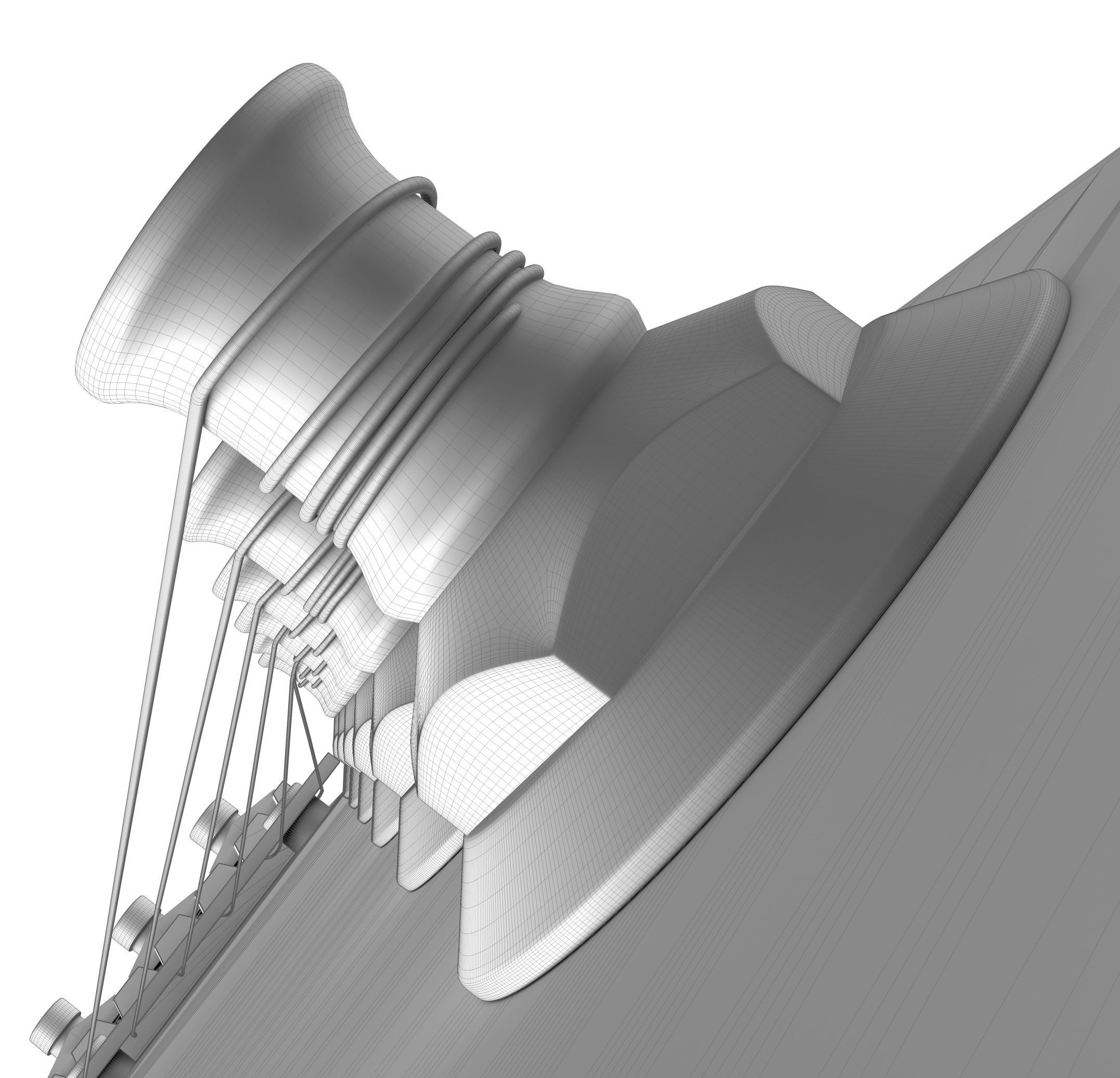 Fender Electric Guitar 3D model_11