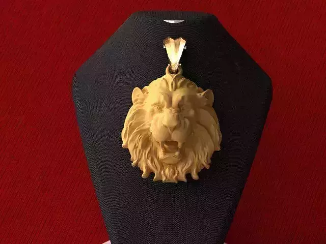 Lion jewel pendant 3d 