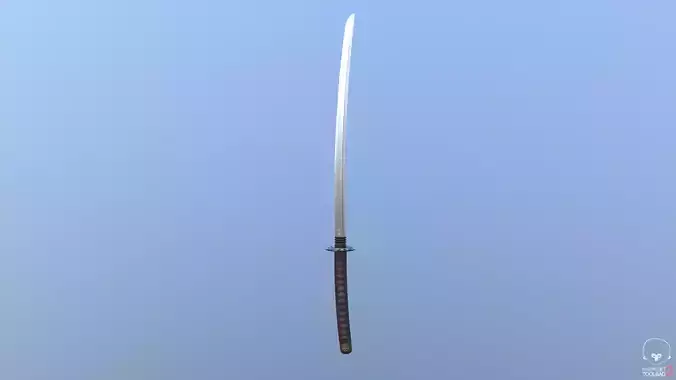 Katana game-ready samurai sword