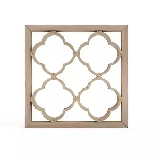 Hanamokko quatrefoil wall sconce 3D print model