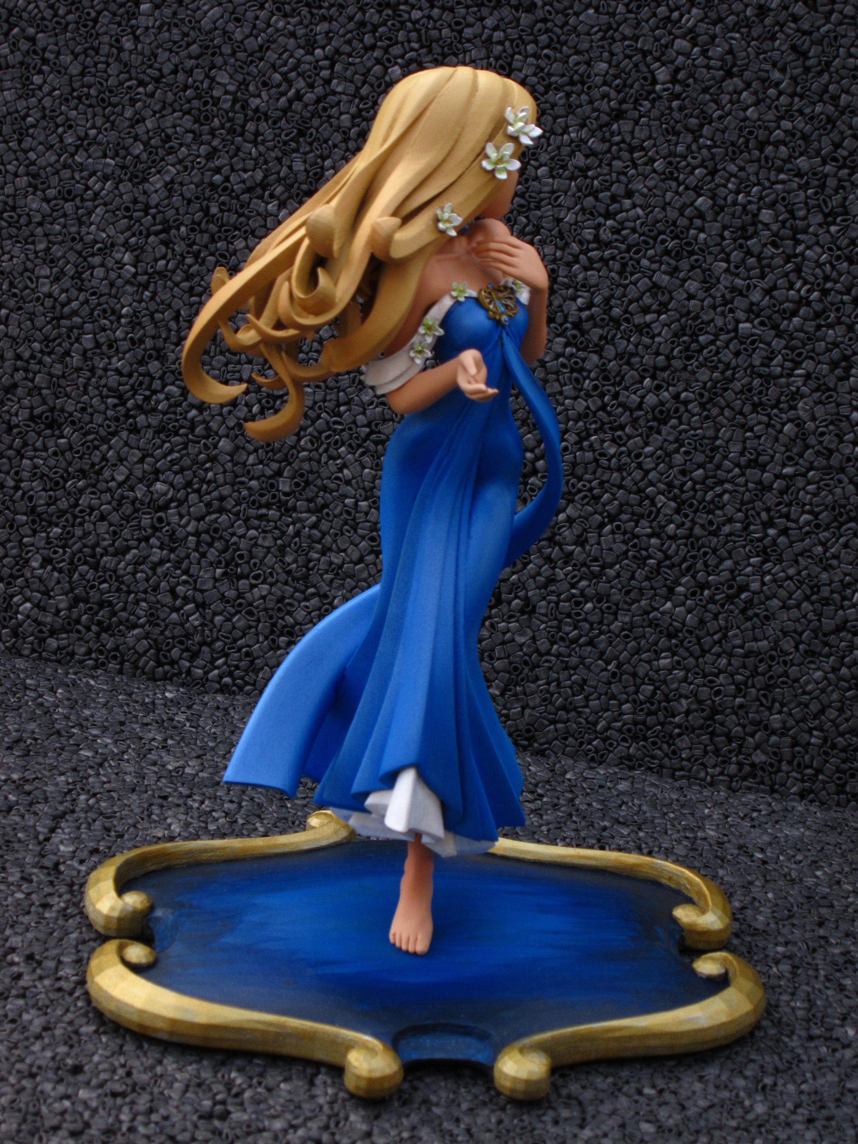 Nouveau Girl - 3D Printable Model 3D print model_13