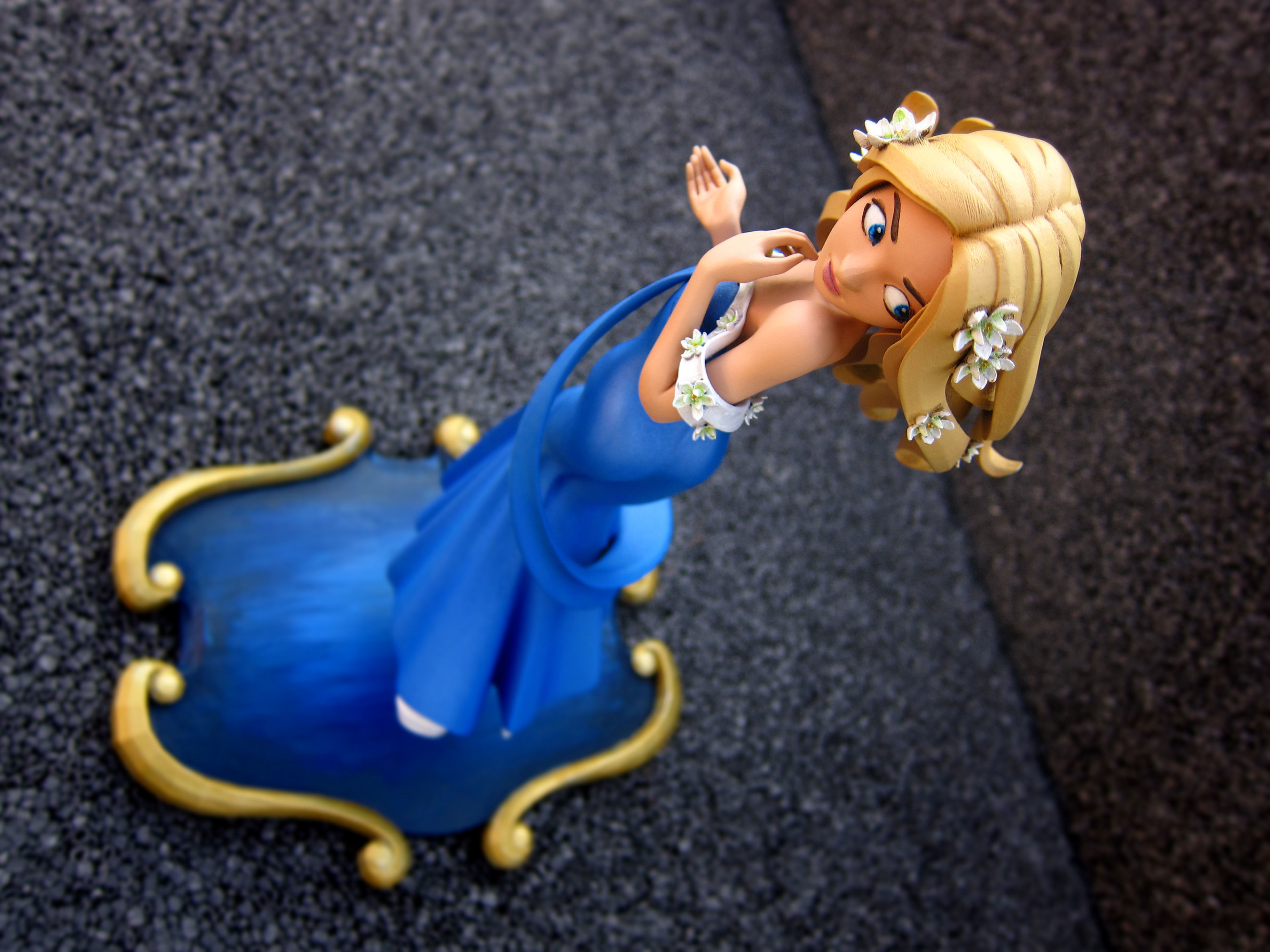 Nouveau Girl - 3D Printable Model 3D print model_12