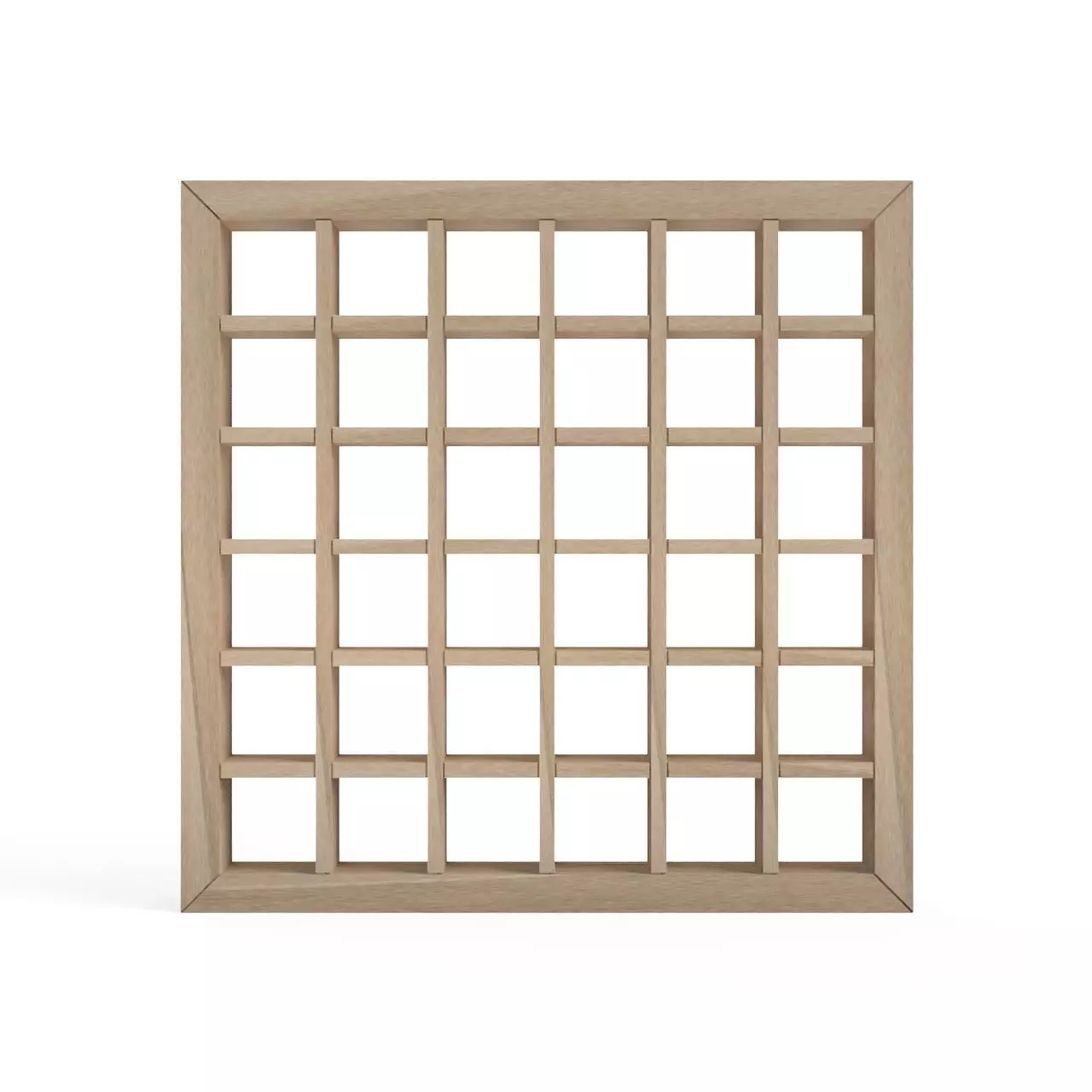 Masukoshi wooden frame with squares 3D print model