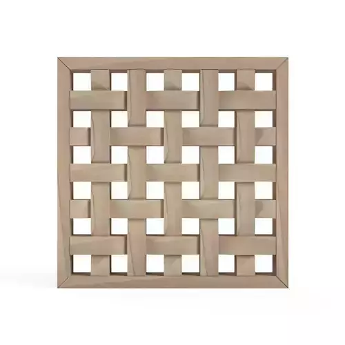Chidorikoshi wooden lattice pattern 3D print model