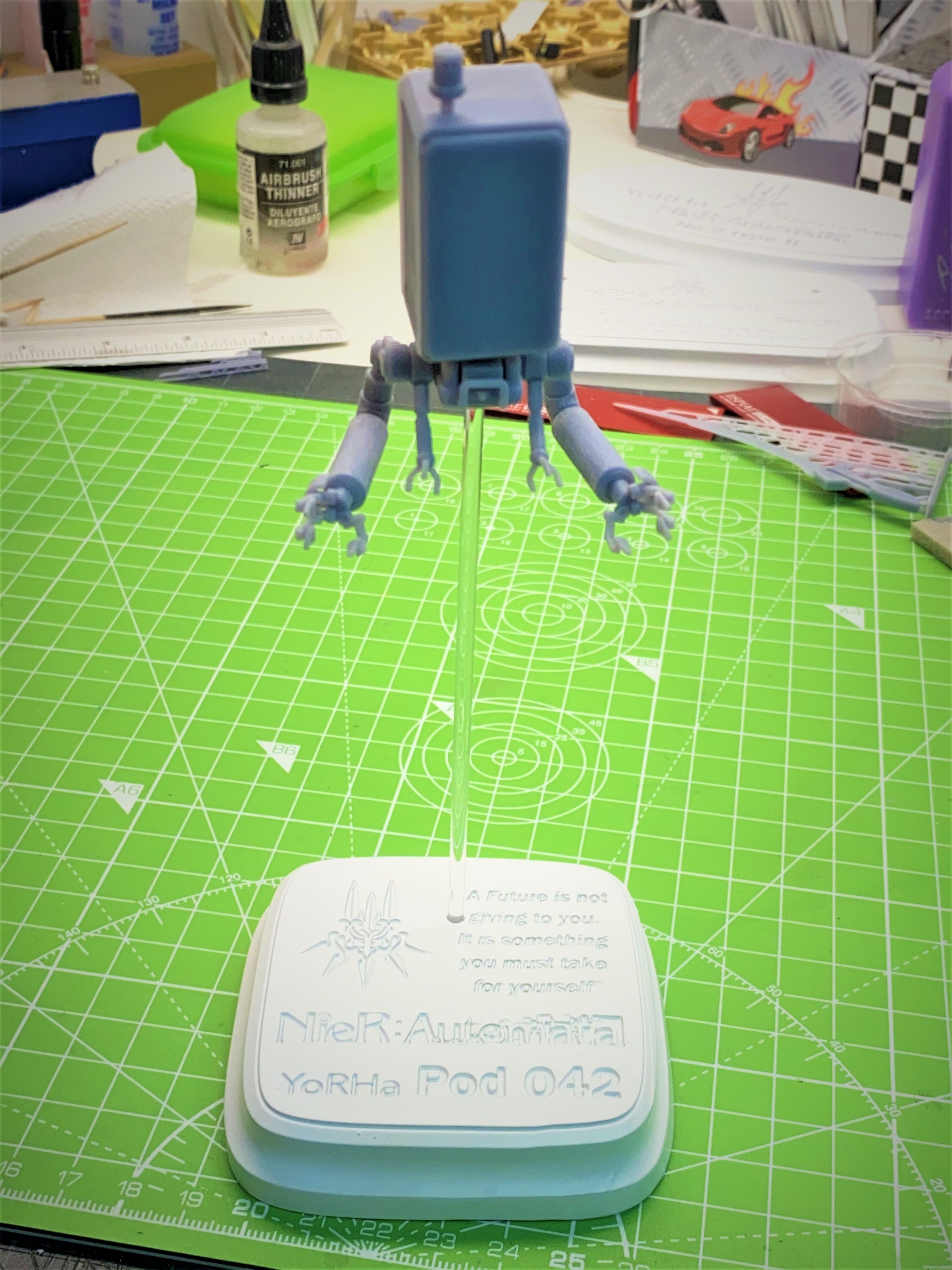 Base or Plataforms options to Nier Automata pod 042 and 153 Free 3D model_3