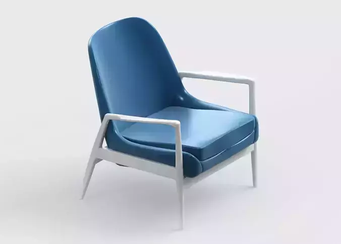 armchair modern 62 3D model