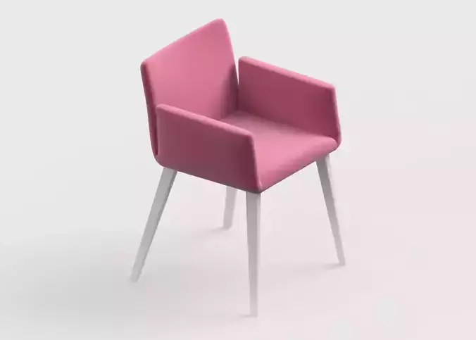 armchair modern 65 3D model