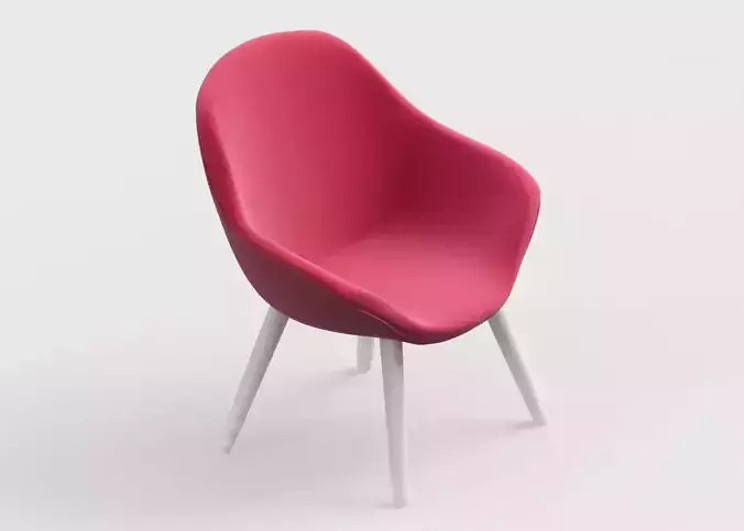 armchair modern 66 3D model