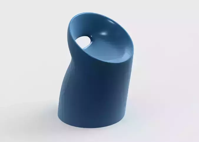 armchair modern 67 3D model