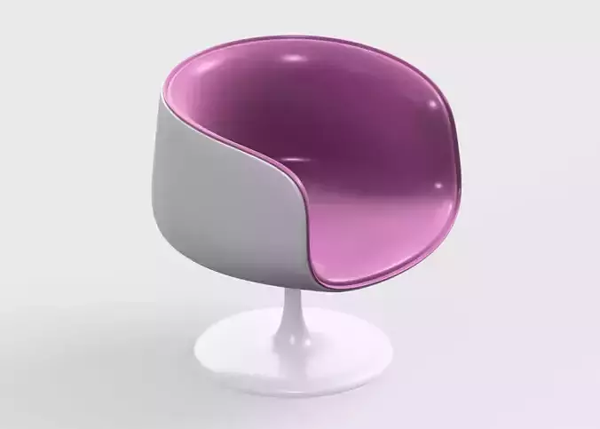armchair modern 68 3D model