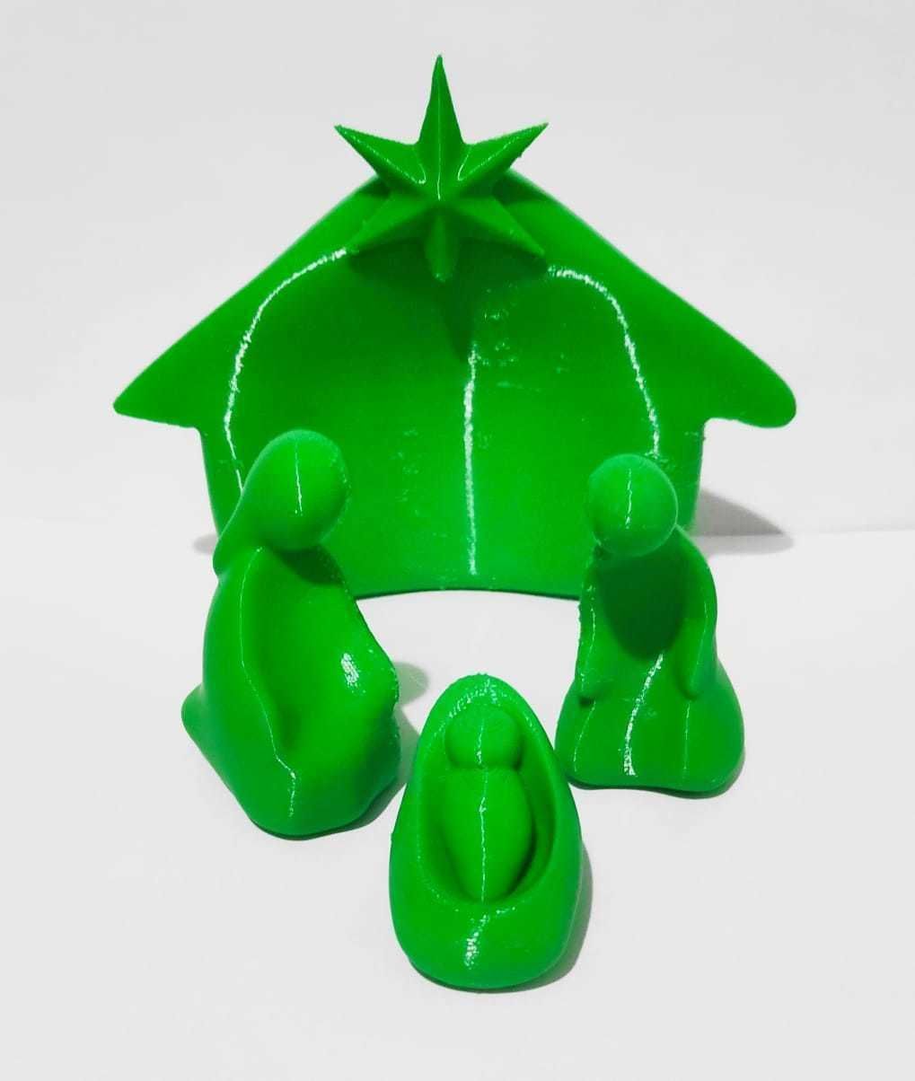 Holy Nativity - Manger Scene 3D print model_2