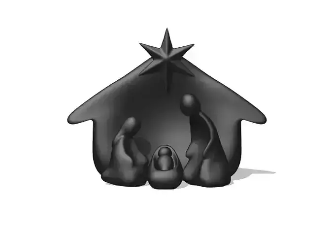 Holy Nativity - Manger Scene 3D print model