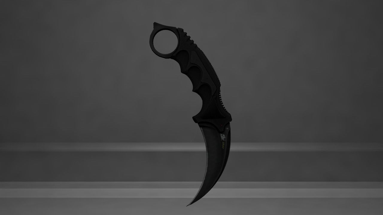 Kerambit of CS GO 3D model_5