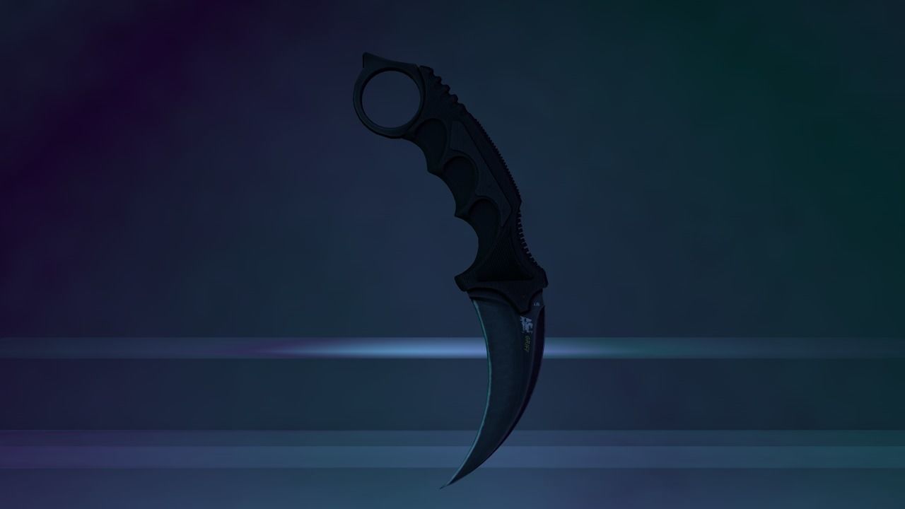 Kerambit of CS GO 3D model_2