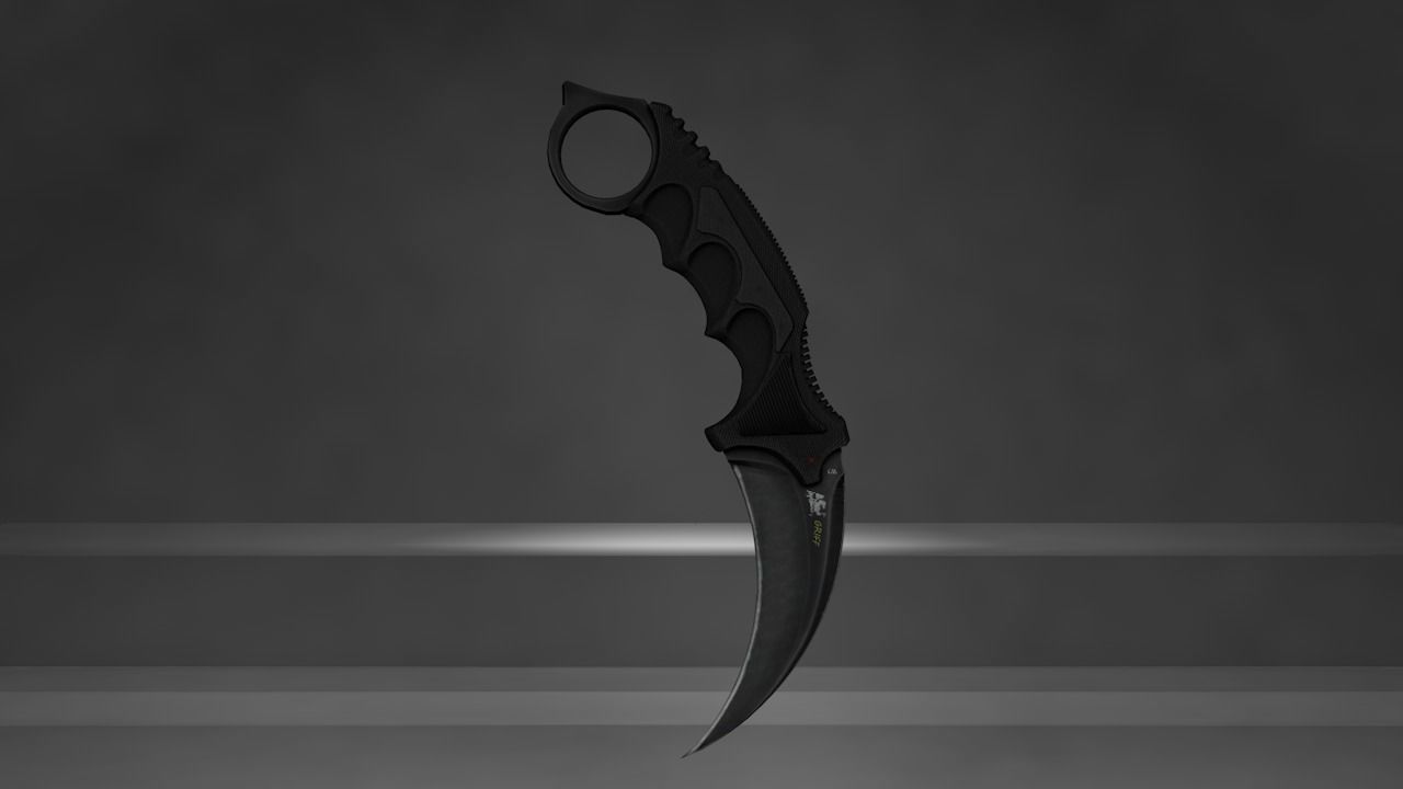 Kerambit of CS GO 3D model_4