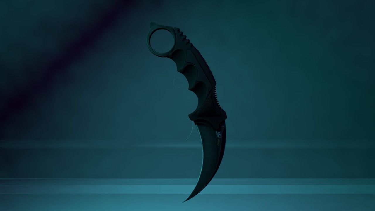 Kerambit of CS GO 3D model_1