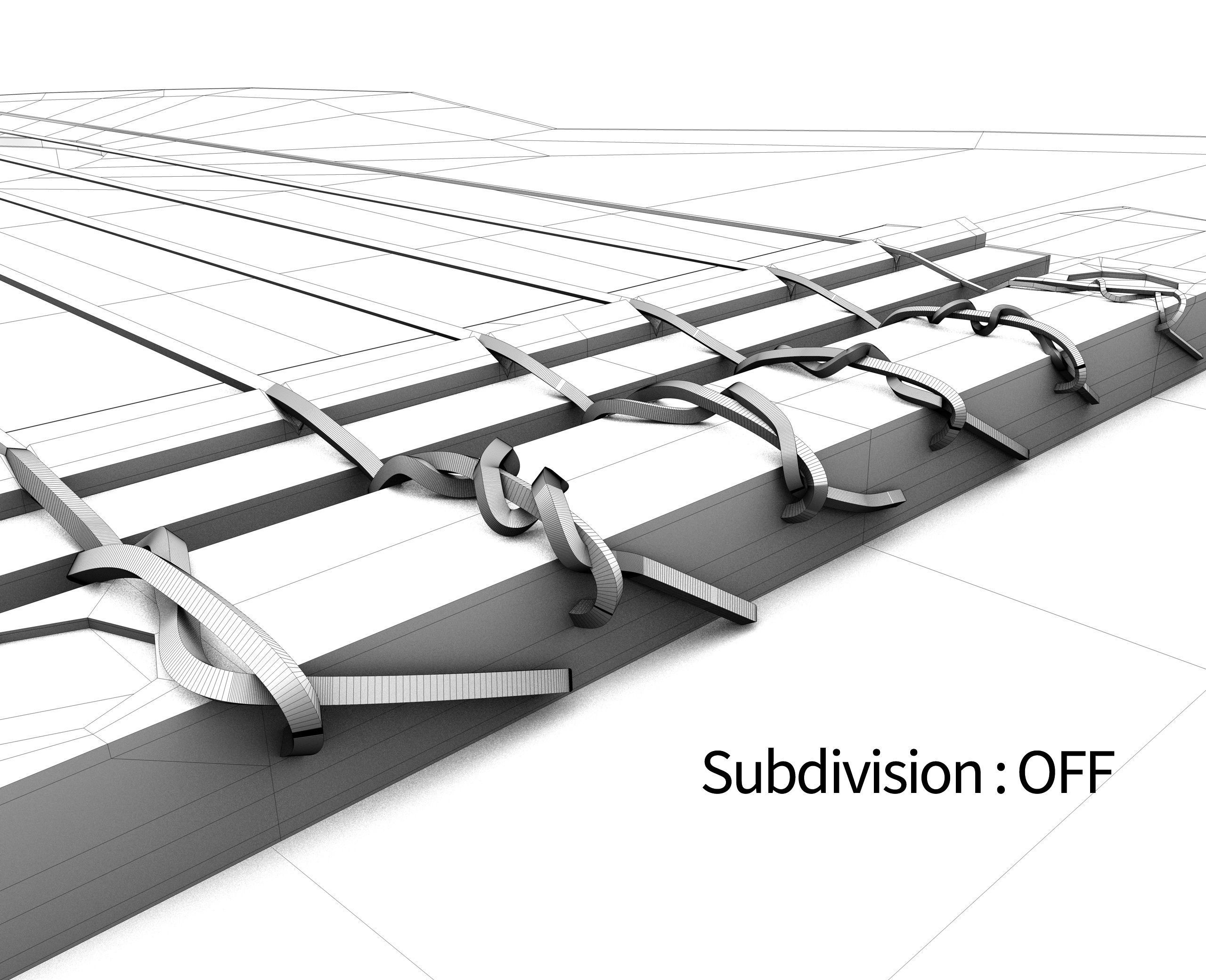 Black Classic Guitar Low-poly 3D model_43