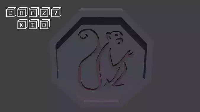 MOnkey talisman 3D print model