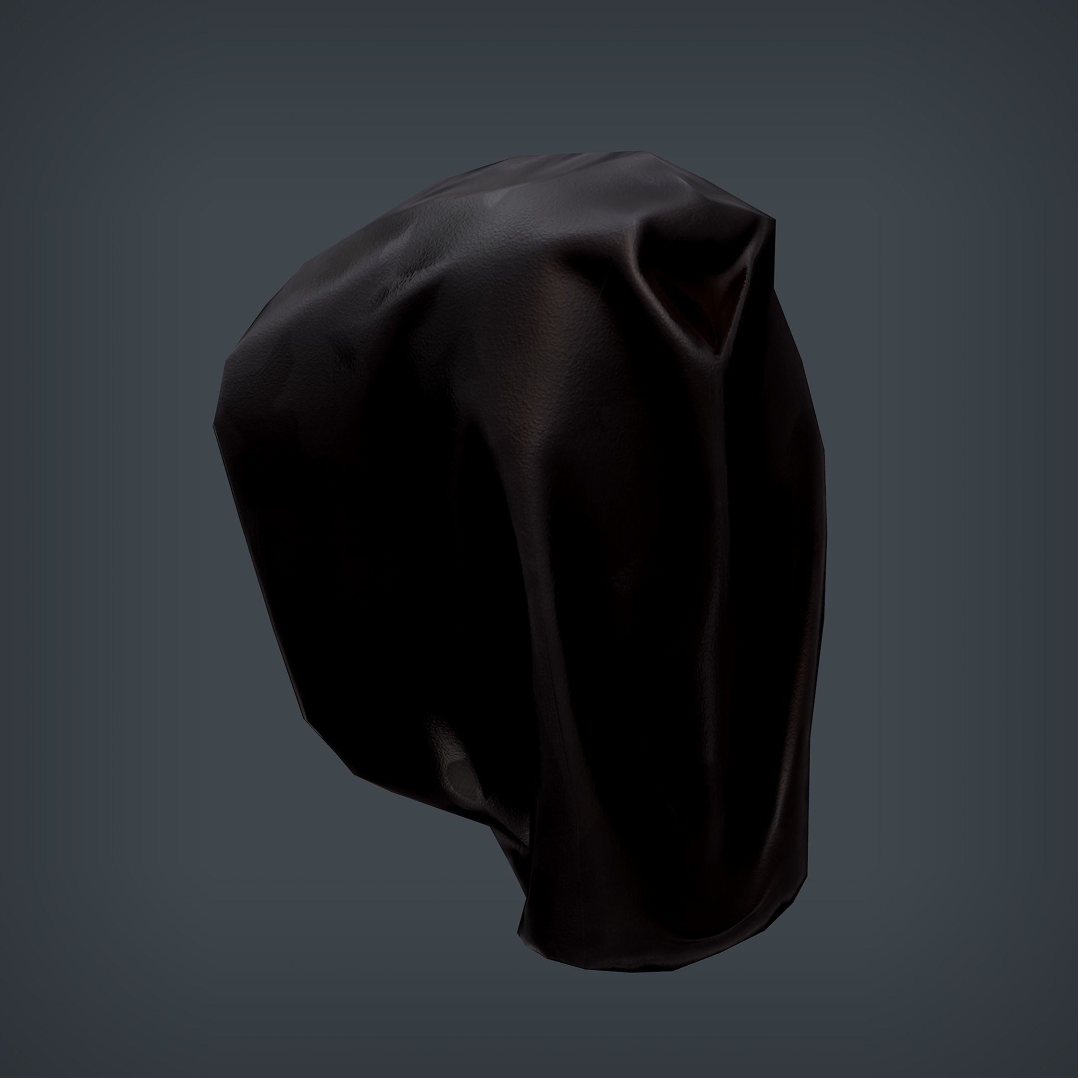 Halloween Mask Low-poly 3D model_4