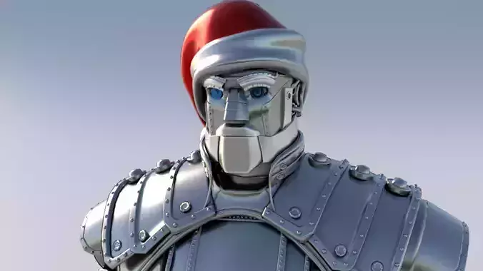 Robot Santa Claus 3D model