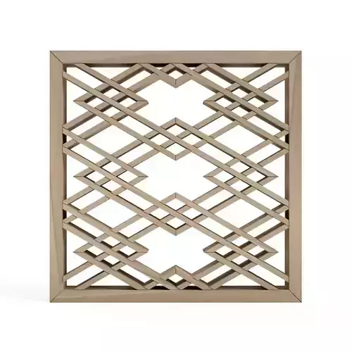 Waribishitsunagi lattice wall sconce 3D print model