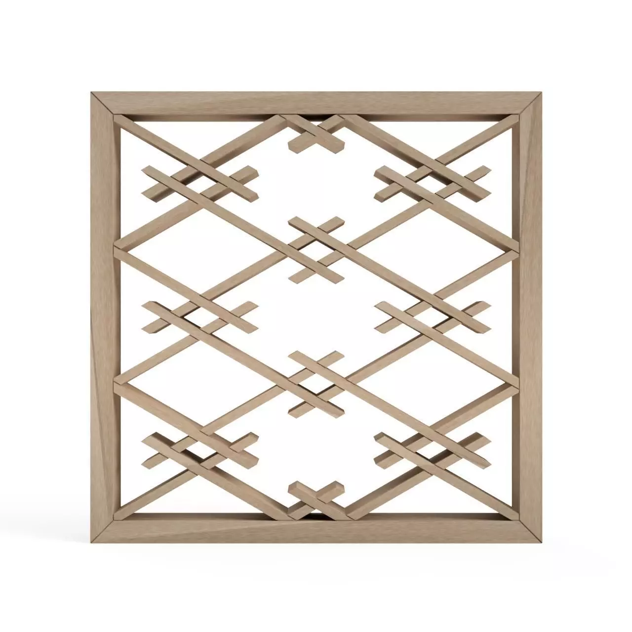 Hishiizutsutsunagi lattice wall sconce 3D print model_0