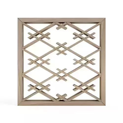 Hishiizutsutsunagi lattice wall sconce 3D print model