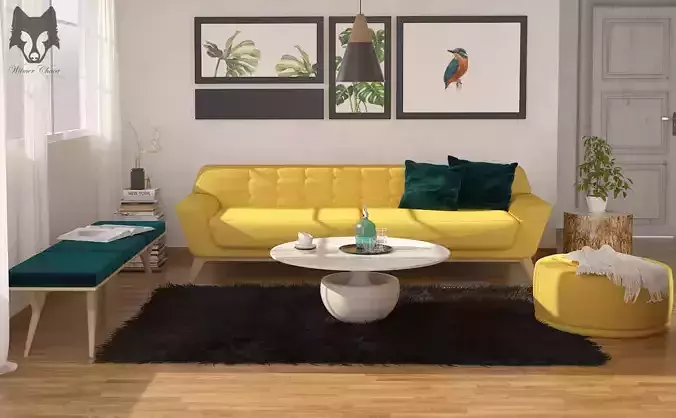 Living room by Wilmer Chaca